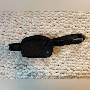 Small tear in the belt part where it is attached to the bag but easily fixable